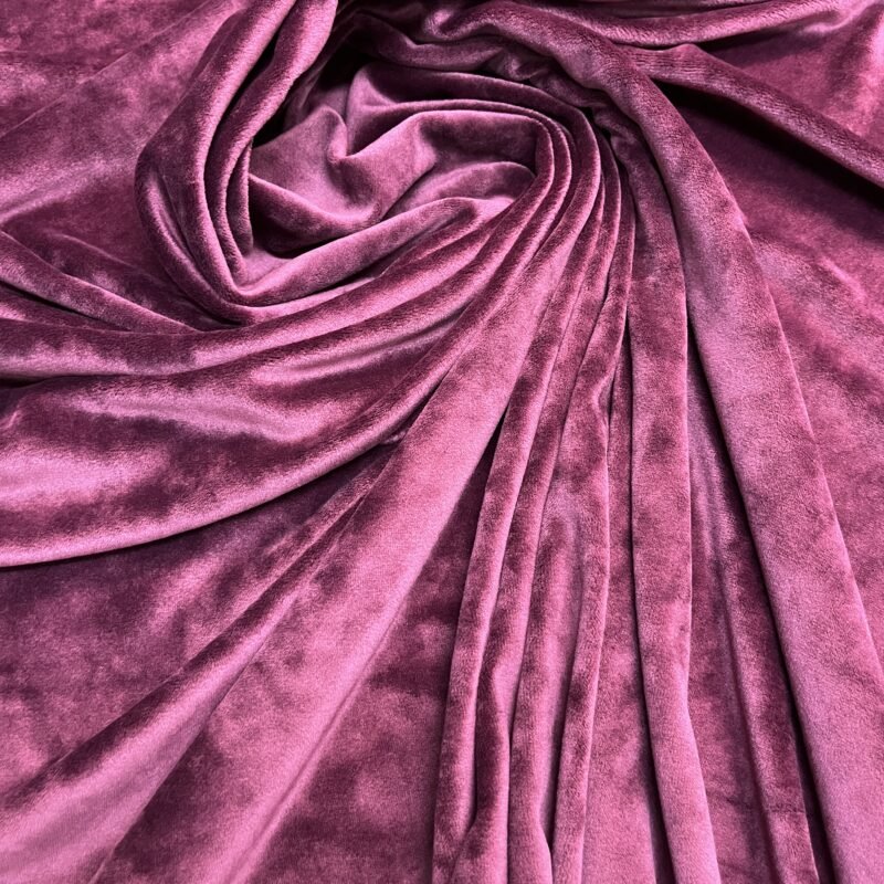 Βελούδο Ελαστικό Soft με Πέλος - Μπορντό