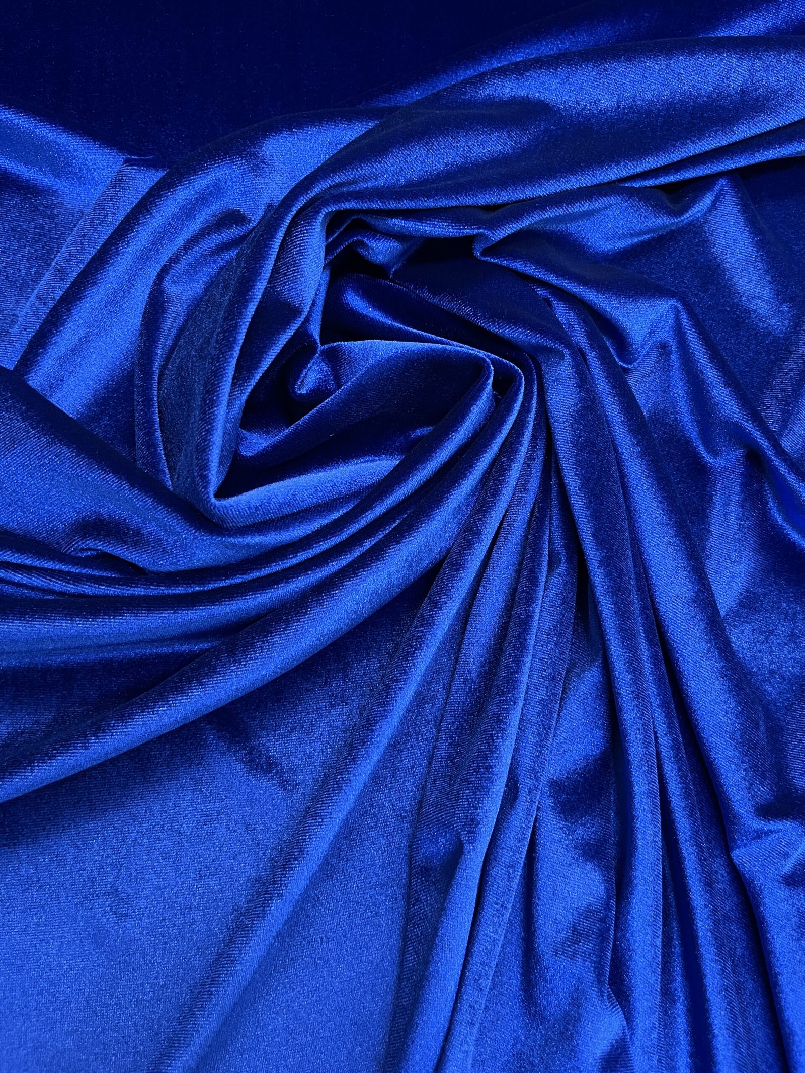 Βελούδο Σιφόν Ελαστικό - Μπλέ ρουά