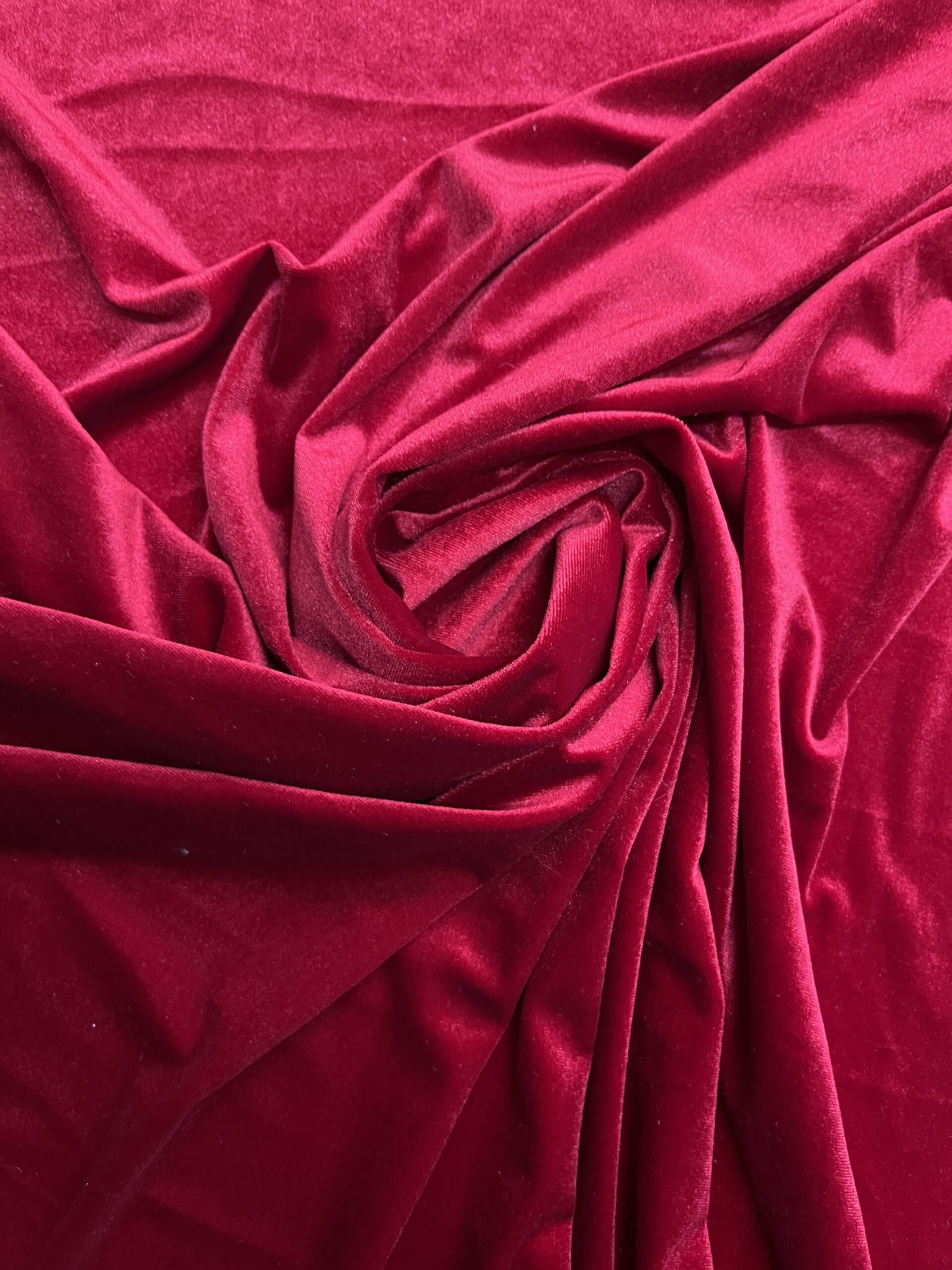 Βελούδο Σιφόν Ελαστικό - Κόκκινο