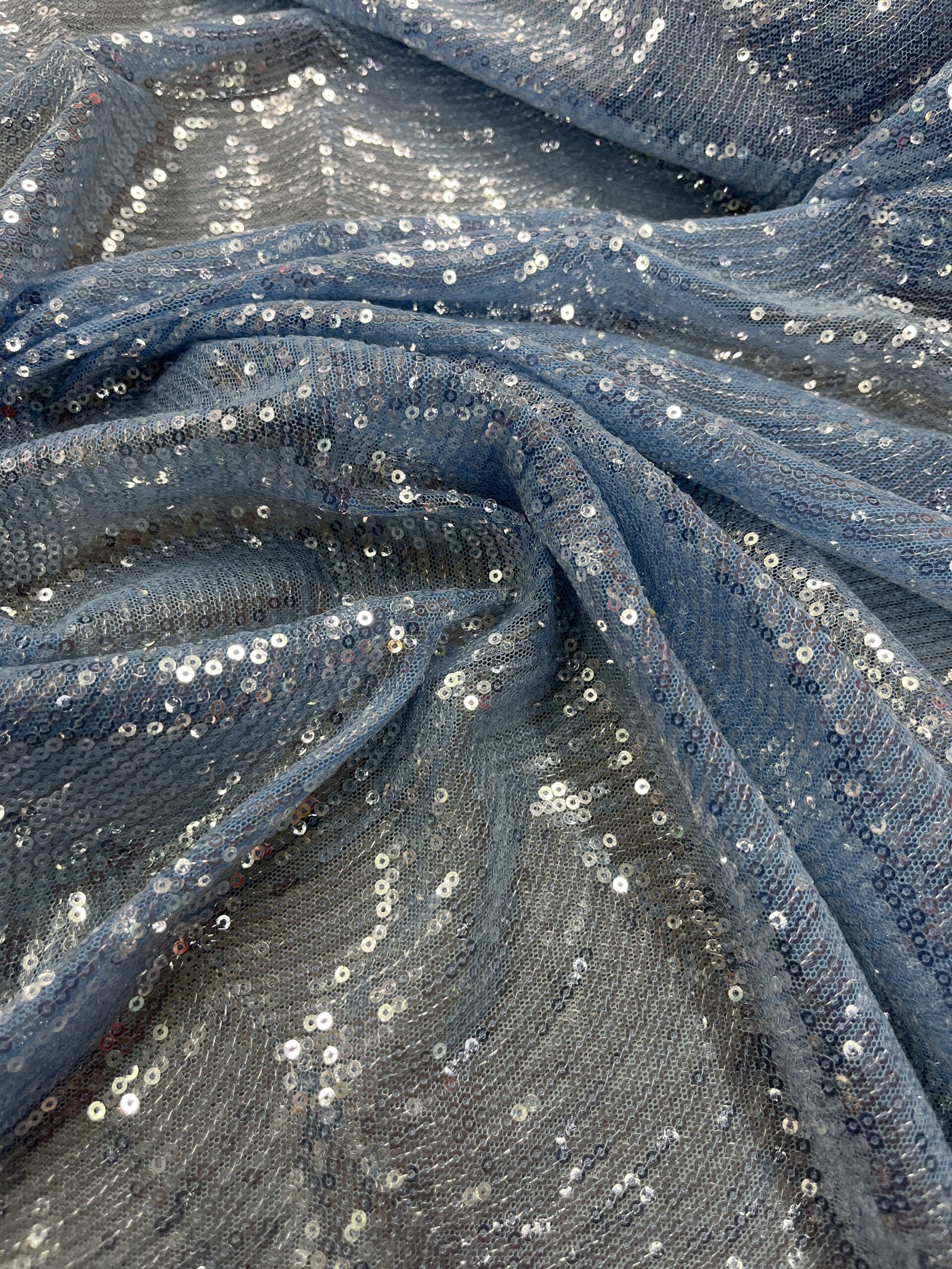 Παγιέτα ελαστική - Σιέλ