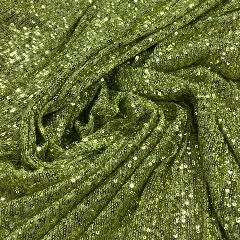 Παγιέτα ελαστική - Λαδί