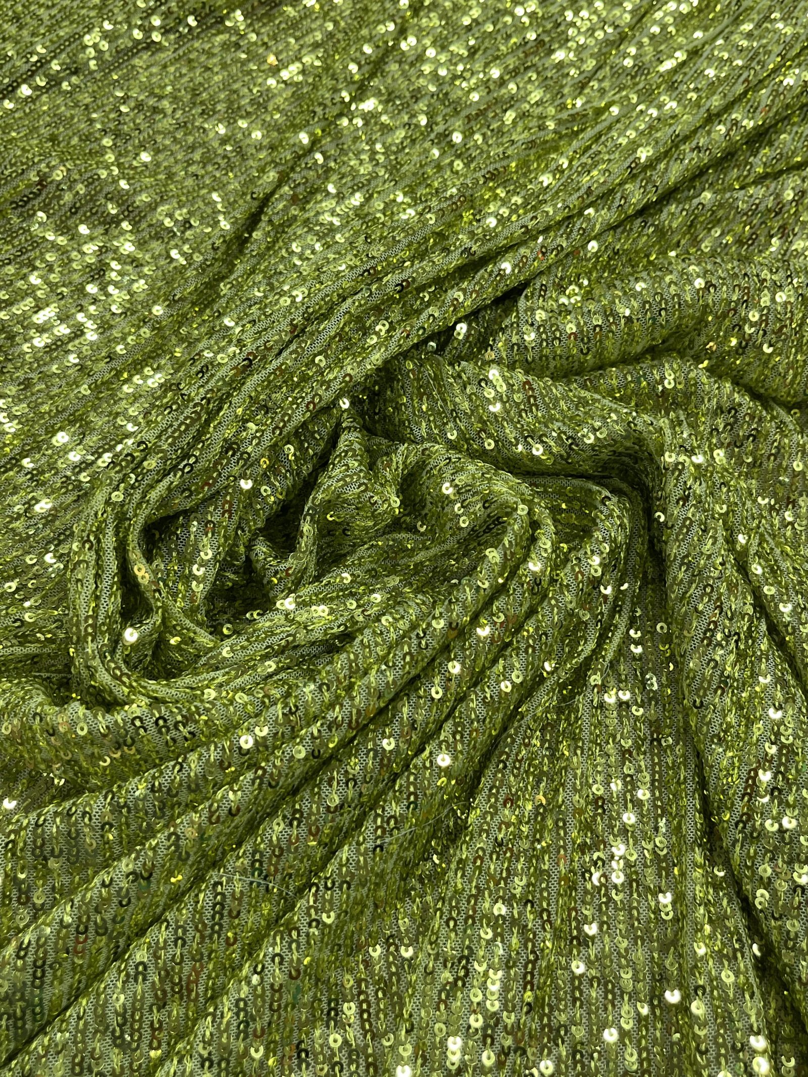 Παγιέτα ελαστική - Λαδί