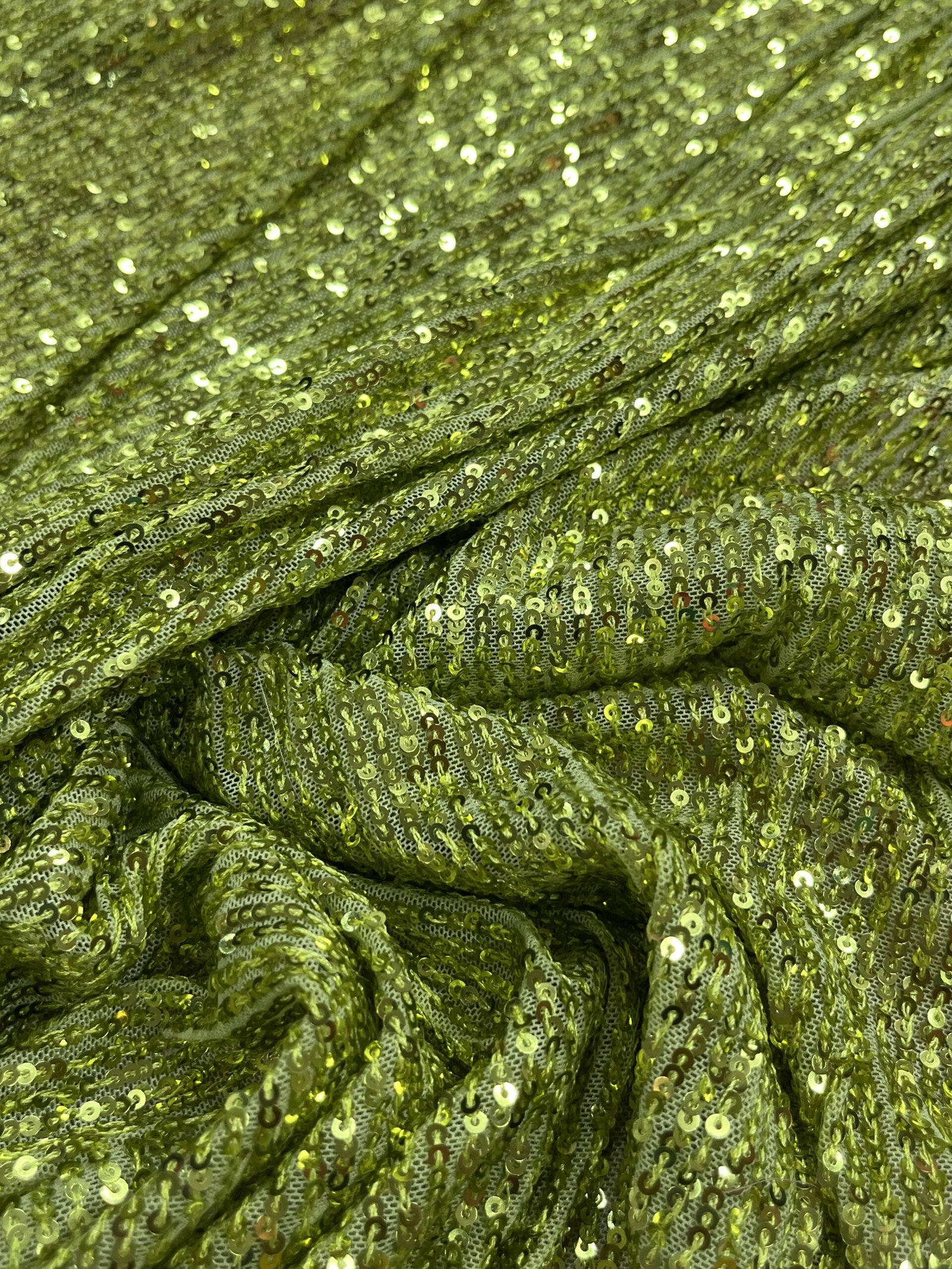 Παγιέτα ελαστική - Λαδί - Image 2