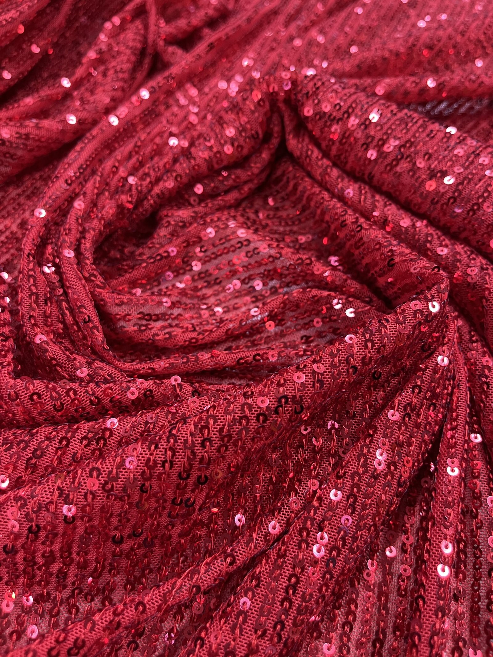 Παγιέτα ελαστική - Κόκκινη - Image 2