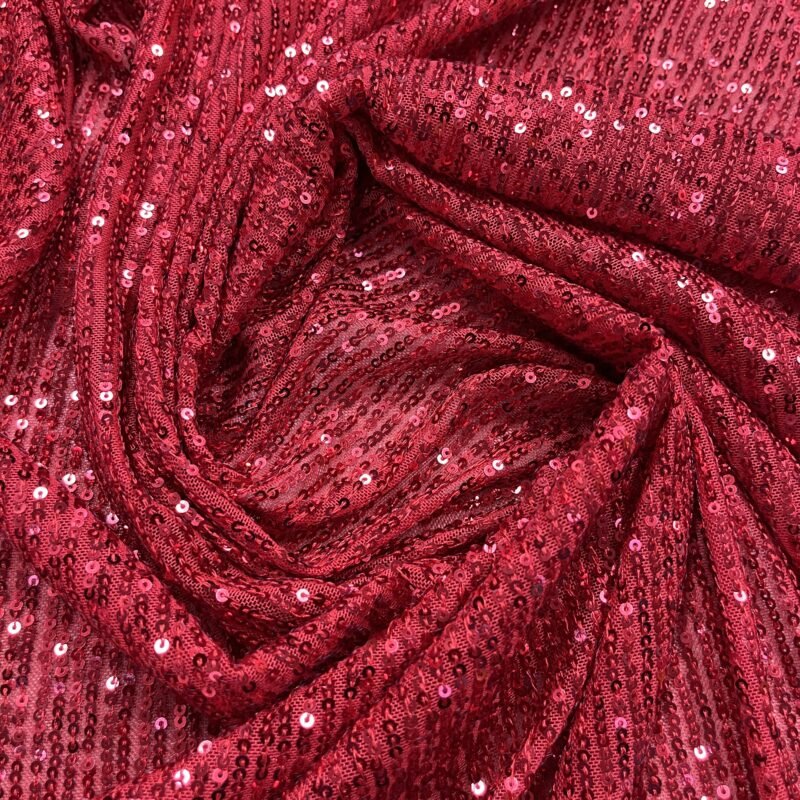 Παγιέτα ελαστική - Κόκκινη