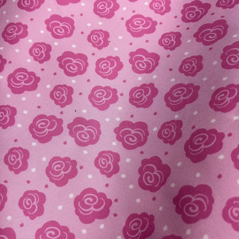 Αδιάβροχο καραβόπανο PVC - ροζ Τριαντάφυλλο