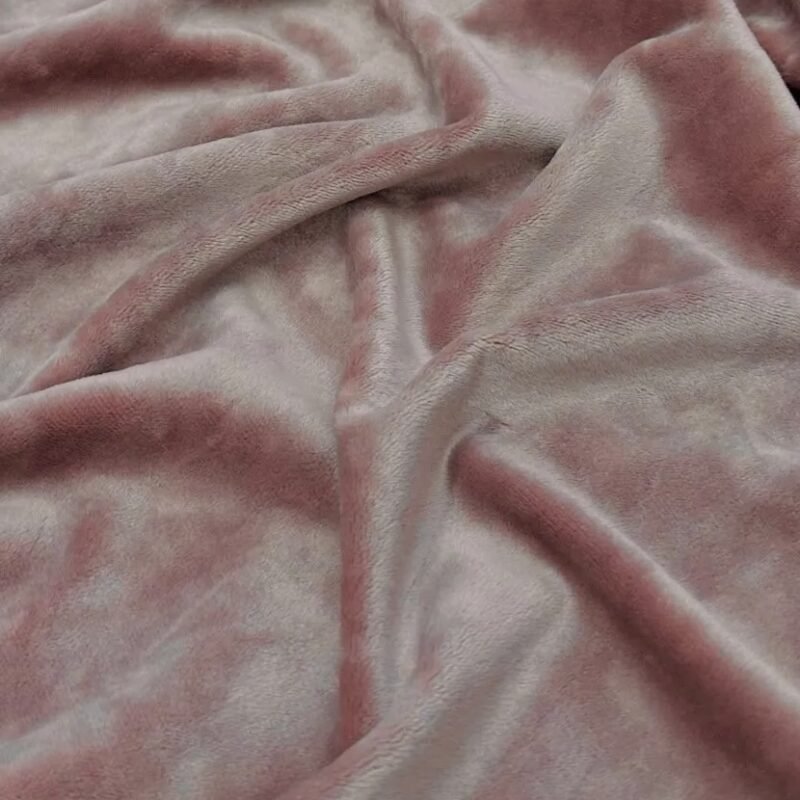 Βελούδο Ελαστικό Soft με Πέλος - Ροζ