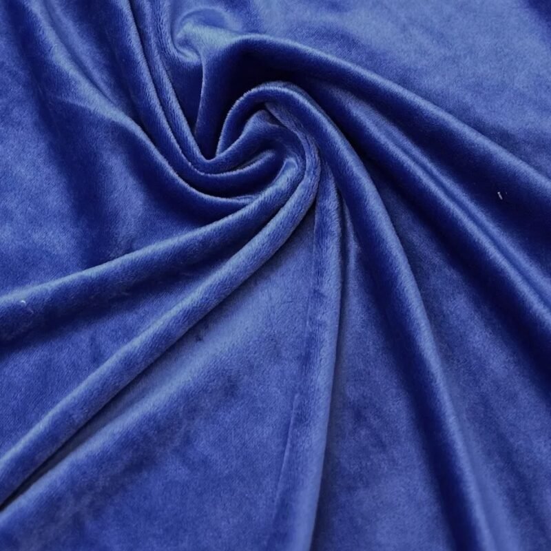 Βελούδο Ελαστικό Soft με Πέλος - Μπλέ ηλεκτρίκ