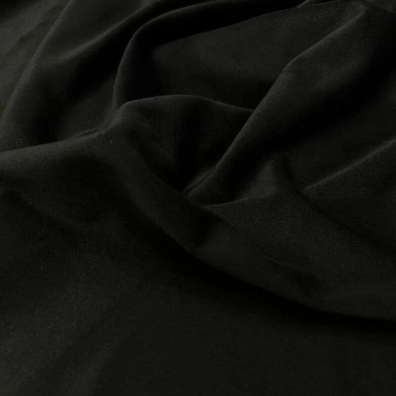 Βελούδο Ελαστικό Soft με Πέλος - Μαύρο