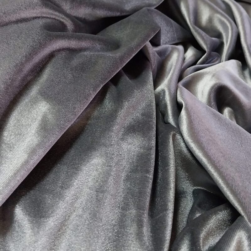 Βελούδο Σιφόν Ελαστικό - Ασημί