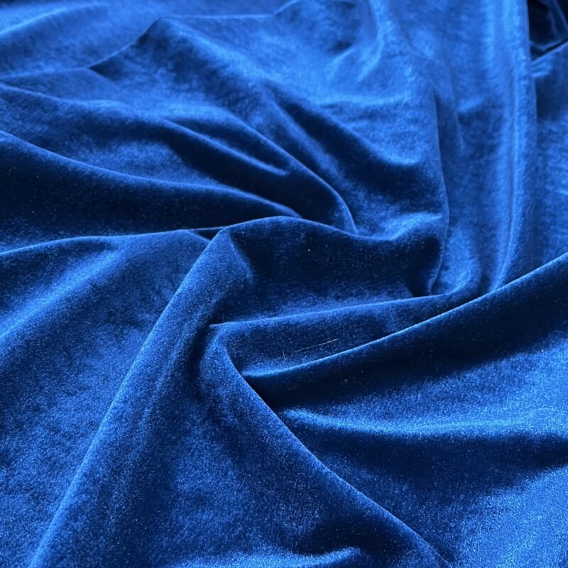 Βελούδο 2% ελαστικό Steam  -Μπλέ ρουά