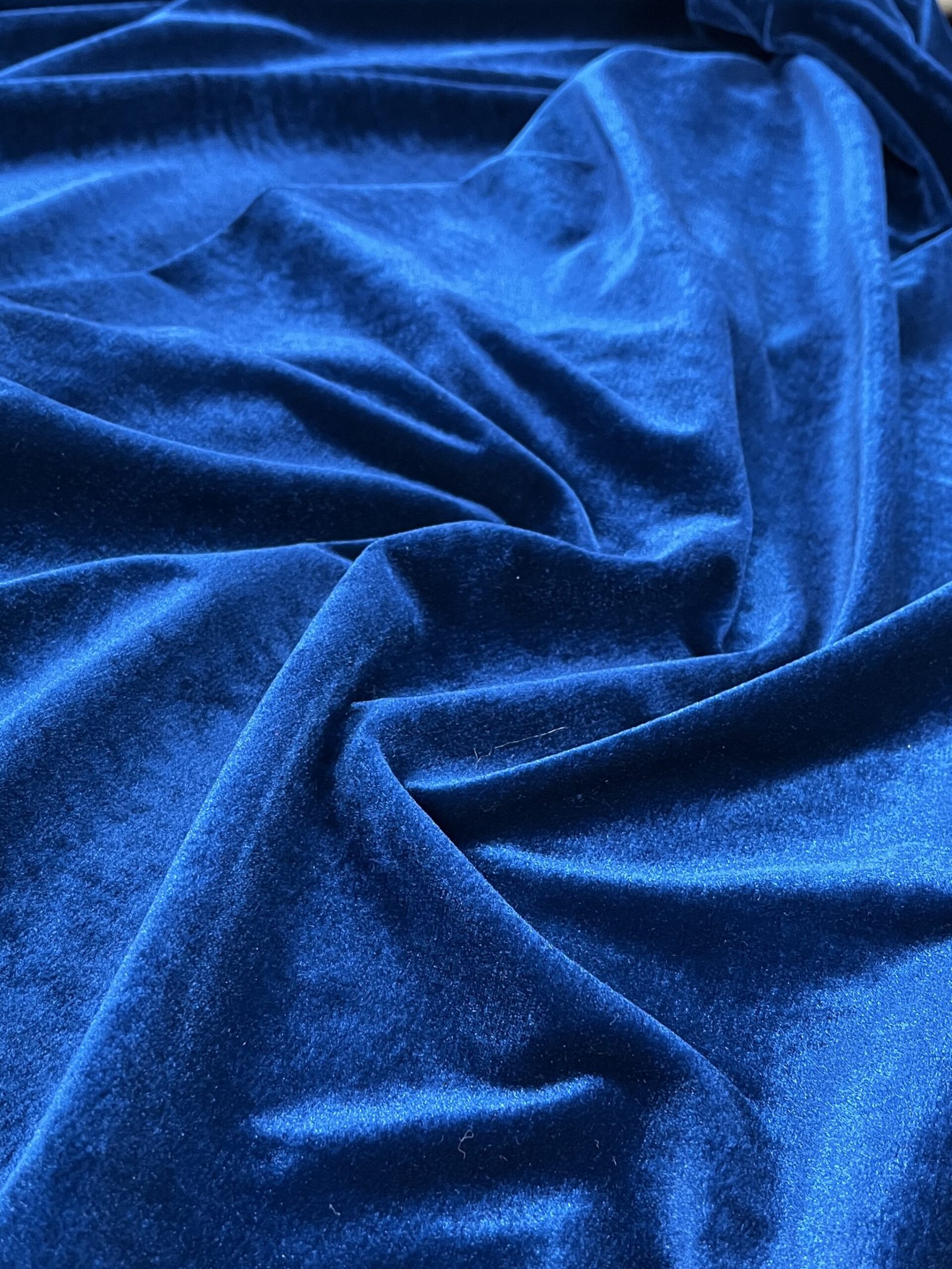 Βελούδο 2% ελαστικό Steam -Μπλέ ρουά