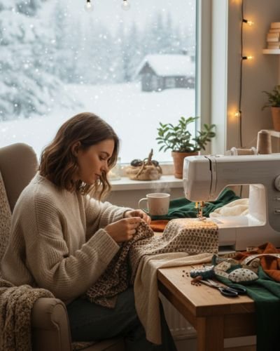Δημιουργώντας Ζεστασιά: Ιδέες για Χειμωνιάτικη Ραπτική και DIY