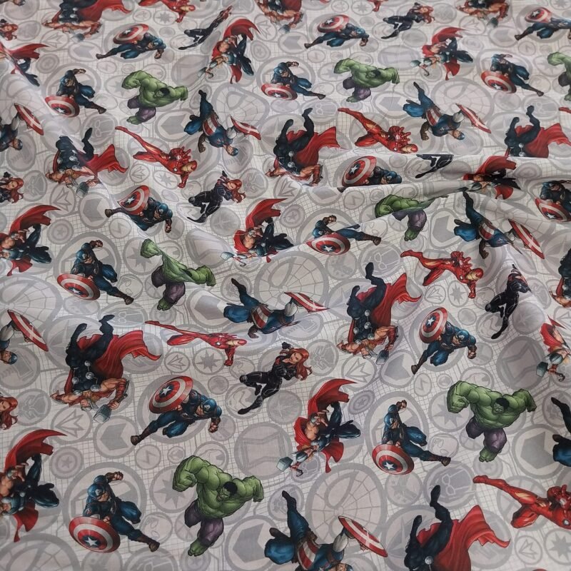 Ποπλίνα - 100% Βαμβάκι - Σούπερ ήρωες - Εκδικητές