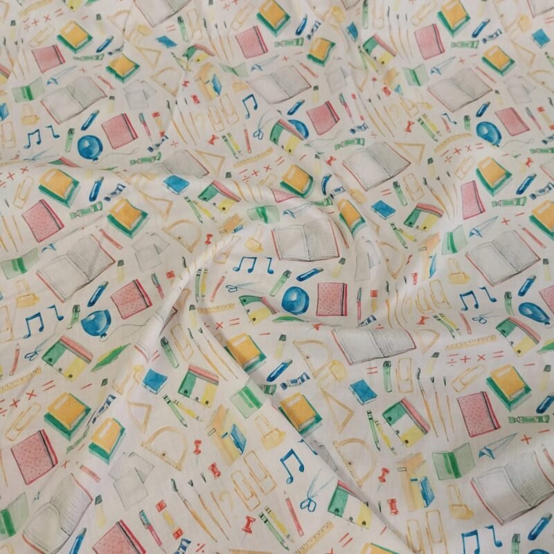 Ποπλίνα - 100% Βαμβάκι - Back to School - Παιδικό