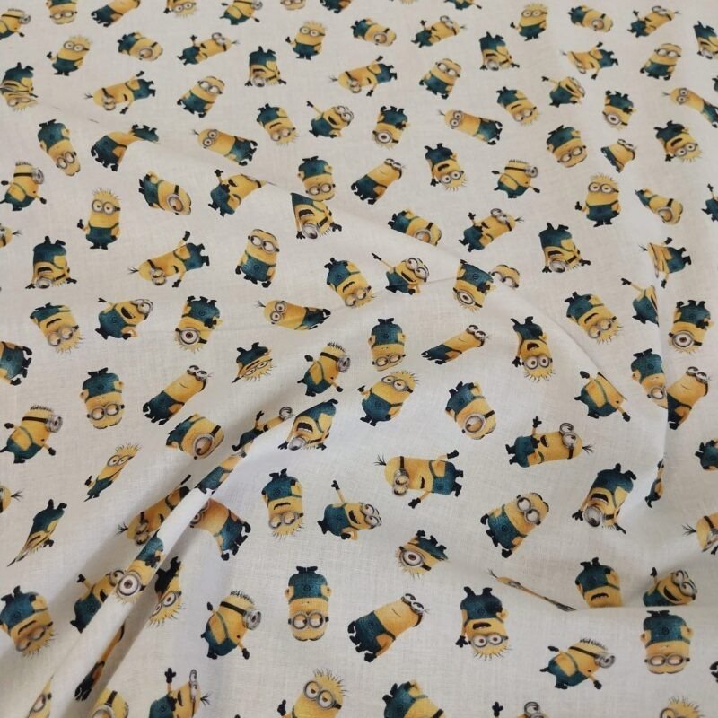 Ποπλίνα - 100% Βαμβάκι- Μίνιονς