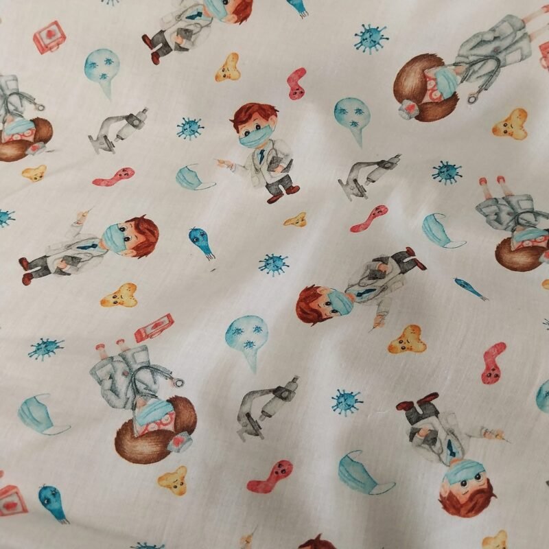 Ποπλίνα - 100% Βαμβάκι- Iατρικό - Παιδικό