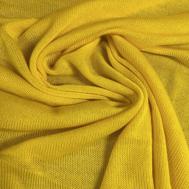 Πλεκτό Ελαστικό Κίτρινο Έντονο